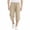 Khaki, variant on Bovxnpu Unisex Girls Wide Leg Capris Pants Linen Cotton Girls Shorts Pants