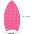 thumbnail image 2 of Repose-fer en Silicone, Tapis Multifonction Résistant à la Chaleur, Planche à Repasser Portable pour Maison et Voyage (Rose), 2 of 5