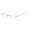 Golden, variant on Joernso Blue Light Blocking Glasses Unisex Large Frame Rimless Clear View Strong Hinge Transparent Eye Clear Bluelight Glasses Spectacles Eyewear