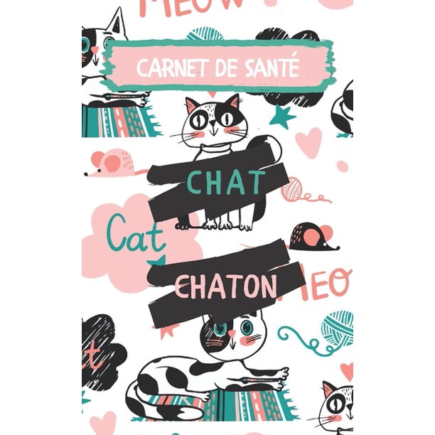 Carnet De Sante Chaton Et Chat Paperback Walmart Com