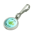 thumbnail image 2 of I Be-Leaf In You Believe Funny Humor Antiqued Charm Clothes Purse Suitcase Backpack Zipper Pull Aid, 2 of 5