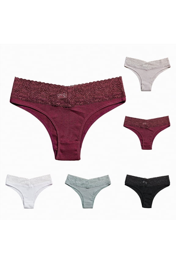 Women's Sexy Panties Lace Knickers Panty Soft Briefs (Light Green, M)