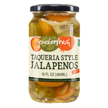 Pickerfresh Taqueria Style Mix, 16oz Glass Jar, 1 Count