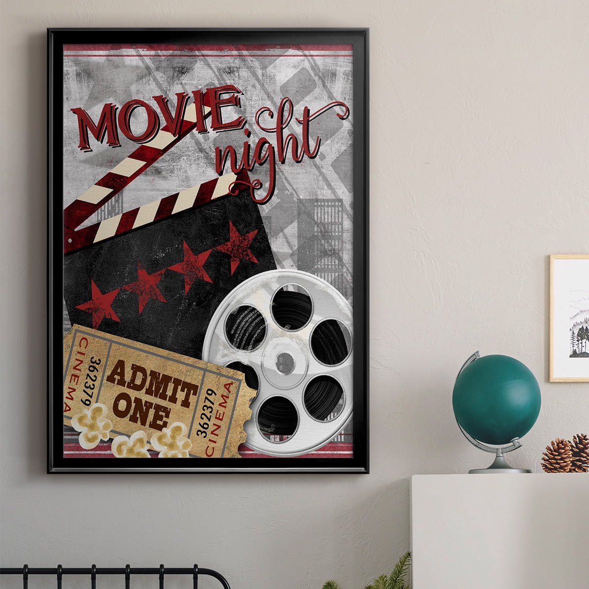 Movie Night II Premium Framed Print - Ready to Hang