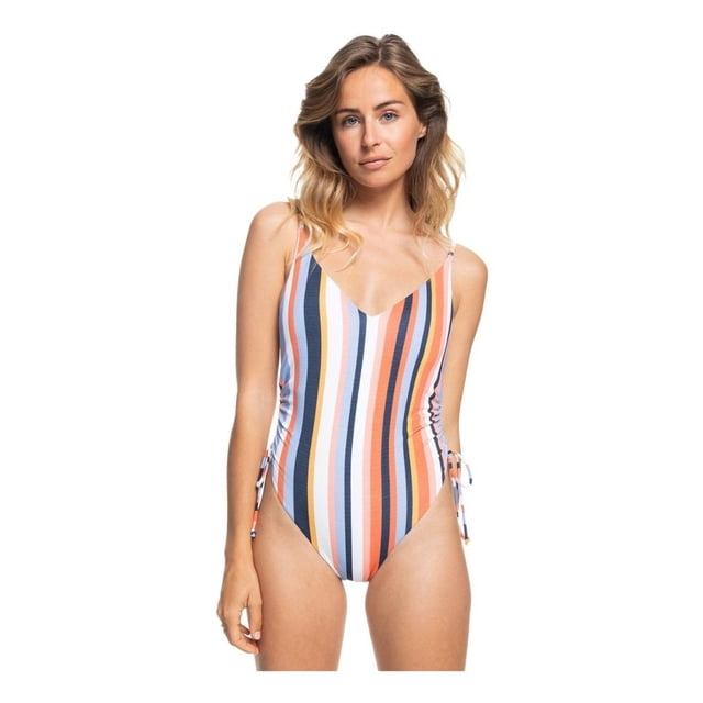 Traje De Baño Roxy Mujer Dama Completo Natación Playa azul XS