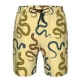 thumbnail image 3 of Balery Various Snake Traje de Baño Estilo Hawaiano para Hombre, Shorts de Secado Rápido con Bolsillos-XX-Large, 3 of 6