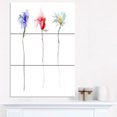 thumbnail image 1 of Trois Fleurs - Impression sur Toile Art Floral, 1 of 3