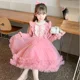thumbnail image 4 of Vestido de Estilo Princesa para niñas, ropa de moda para otoño e invierno, falda acampanada para niñas pequeñas, nueva colección 2024, 4 of 5