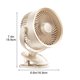 thumbnail image 3 of Small Fan Desktop Fan Desktop Small Large Wind Ultraquiet Office Desk Portable Student Fan Long Version High-speed Concentrated Engine Wide-angle, 3 of 9
