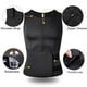 thumbnail image 4 of Chaleco deportivo de neopreno para hombre, con cremallera de doble cara, moldeador y adelgazante, 4 of 5
