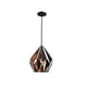 thumbnail image 4 of Luminario Candil Campana Acero Negro Interior Dorado Maxxi MX-CL7025/N/D, 4 of 5