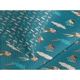 thumbnail image 4 of Ambesonne Skateboarding Quilted Bedspread Set 3 Pcs, Boy Making Moves, King Size, Petrol Blue Multicolor, 4 of 5