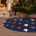 thumbnail image 5 of KLL 48" Christmas Tree Skirt Watercolor Stars1 Xmas Tree Skirts Mat for New Year Xmas Holiday Party Indoor Outdoor Home Decoration, 5 of 5