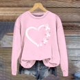 thumbnail image 2 of Bovemsi Womens Sweatshirts Ribbon Shirts For Women Breast Cancer Awareness Graphic Print Inspirational Tops Fall Fashion Outfits 2025 Clothes, 2 of 4