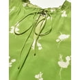 thumbnail image 6 of Moomaya Printed Women Top Long Puffed Sleeves Casual Viscose Tunic Top, 6 of 8