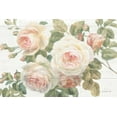 thumbnail image 2 of Nai, Danhui 32x23 White Modern Wood Framed Museum Art Print Titled - Vintage Roses White on Shiplap Crop, 2 of 4