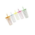 thumbnail image 1 of 5 Pieces Color Changing Cups Large Cups living Capacity Clear Cups for Home Travel, 1 of 8