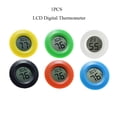 thumbnail image 2 of 1 Pce Thermomètre Numérique LCD Rond Électronique de Température Intégré pour Réfrigérateur, Surveillance Complète, 2 of 6