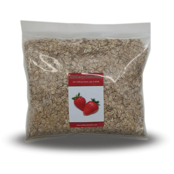 Rolled Rye Flakes 4 lbs (Four Pounds), Mulberry Lane Farms