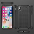 thumbnail image 5 of Nalacover iPhone XS Max Case, Heavy Duty 3 in 1 Rugged Shockproof Rugged Silicone Hybrid Hard PC Soft TPU Bumper Camera Raised Drop Protective Girls Women Boy Men Phone Covers, Black, 5 of 9