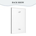 thumbnail image 4 of Panel de interruptores de pared con marco romano de cuero simple Colts Switching Lights, interruptor de luz simple, doble o con tirador, 4 of 8
