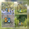 thumbnail image 3 of Color Art Window Pendant,Angel Love Couples Stained Glass Window Panel,"Best Friends" Window Wall Art,Home Decor Gift, 3 of 3