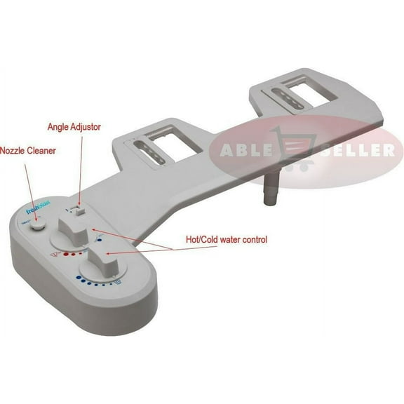 FreshBidet Non-Electric Bidet Attachment with Adjustable Angle Nozzle