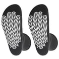 thumbnail image 3 of Diabetic Socks Unisex- Non Skid Hospital Loose Fitting Slipper Socks With Gripper Bottoms - 3 Pack Savings - Gripper socks (Skid 3 Black, 13-15), 3 of 5