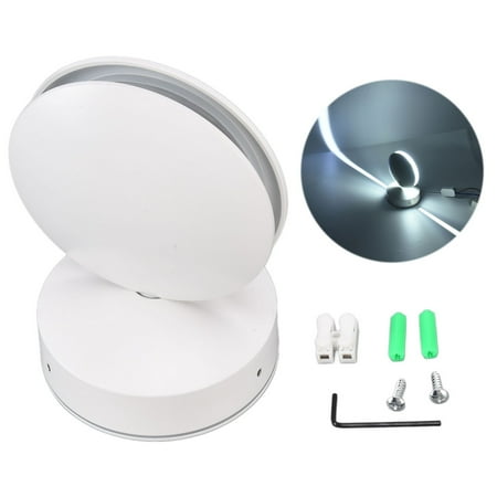 

2024 Wall Light LED 360 Degrees 10W Soft Bright White Light Aluminum Shell Heat Resistance Easy Install LED Corridor Light