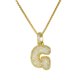 thumbnail image 1 of Qarigey Collar con letra mayúscula que reemplaza el colgante elegante antioxidante electrochapado suéter colgante joyería regalo de cumpleaños Ropa, zapatos y accesorios Miscelánea Tipo G Qarigey AP014974-07, 1 of 5