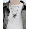 thumbnail image 2 of Collar de acero inoxidable para hombre shaofei Diseño de garra de langosta Color plata, 2 of 2