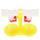 thumbnail image 4 of Taza de pollo con doble pezón segura, 11 piezas Fuente para beber con pezón colgante de pollo con doble pezón Taza de pollo con doble pezón con bola de acero construida para profesionales, 4 of 8