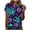 (Type 19)Multicolor, variant on Patlollav Women Tees Under $10, Womens Summer Tops Regular Casual Short Sleeve Flower Print Round Neck Pullover Blouse
