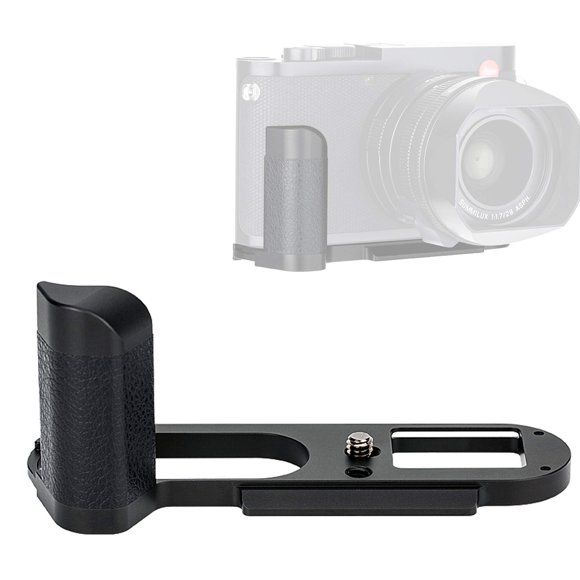 HG-Q2 JJC Leica Q2 Poignée, Type Arca Suisse à Dégagement Rapide, Support en Métal Antidérapant, Alliage d'Aluminium, Compatible avec Leica Q2, Remplace Leica 19540 Poignée