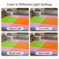 thumbnail image 7 of ODIKA 4'x6' Washable Area Rug Bedside Checkered Retro Hopscotch Block Border Storybook Grid for Bedroom, Reading Nook, Pet Friendly & Non-Shedding, 7 of 7