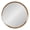 Natural, variant on Kate and Laurel Prema Soft Round Circle Modern Wall Mirror, Whitewash Gray, 24, Framed Round Circular Mango Wood Mirror for Minimal Home Decor