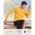 thumbnail image 4 of Sudadera con capucha con protección solar Roadbox para hombre UPF 50+ amarilla, 4 of 6
