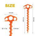 thumbnail image 2 of Estacas espirales de nailon Anchors COBARYEN, paquete de 16 unidades, 24 cm, 2 of 6