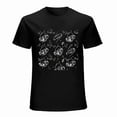 thumbnail image 2 of Line Monkey T-shirt Cartoon T-shirt Funny Short Sleeve Gift Tees, 2 of 5