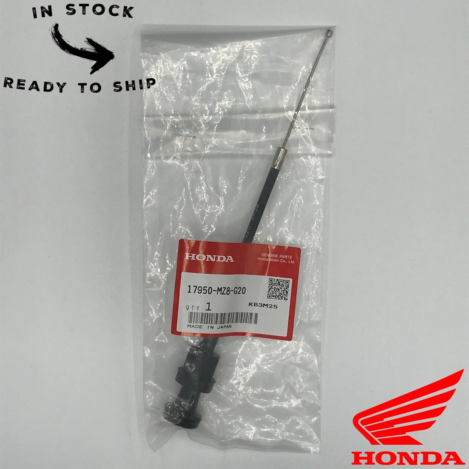 Genuine OEM Honda Choke Cable 17950-MZ8-G20