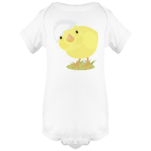 Chick With Egg On Head Bodysuit Infant -Image by Shutterstock, Newborn