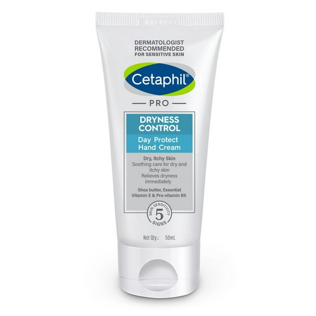 Cetaphil Pro Contrôle de la Sécheresse Crème Protectrice de Jour pour les Mains, 50 ml