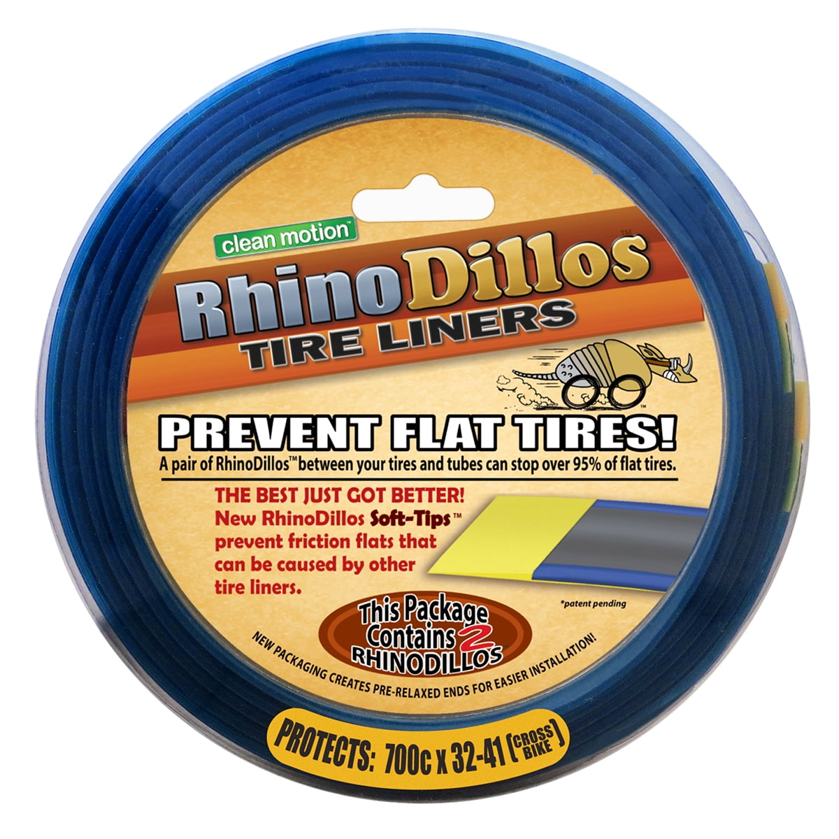 Rhinodillos Tire Liner 700 x 32 41 Pair Bicycle Tube Flat