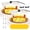 Light yellow, variant on G·PEH Flea Traps, 2 Pack with 8 Sticky Disc & 6 Bulbs & 2 Electric Wires, Flea Killer Indoor Bed Bug Trap Pest Control, Non Toxic & Harmless, Friendly to Pets & Kids