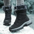 thumbnail image 7 of Women's Winter Snow Boots Lightweight Warm Faux Fur Lined Mid-Calf Booties, 7 of 7
