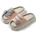 thumbnail image 5 of Leozcaa Cute Animal Cat Slippers Womens All Seasons Home Linen Slippers Indoor and Outdoor Slides Sandals, 5 of 5