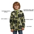 thumbnail image 2 of Minecraft Game Over Boy's White & Green Quarter Zip Jacket -10, 2 of 7