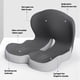 thumbnail image 4 of Cojín Para Respaldo Inferior, Cojín Para Asiento, Espuma Viscoelástica Desmontable, Cojín Para Asiento De Coche Con Respaldo Ergonómico Para Silla De Oficina, 4 of 7