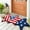 Red, variant on NANDIYNZHI patriotic decorations 4th Of July Star Doormat Patriotic Welcome Indoor Outdoor Rug Non Slip American Independence Day Floor Mats Microfiber Washable Carpet Red
