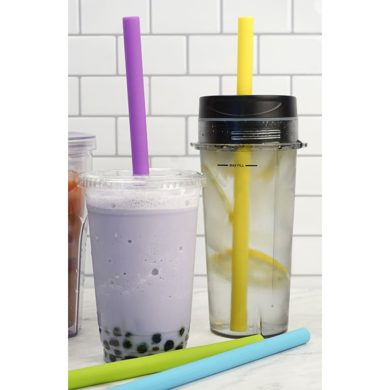 Rsvp Silicone Smoothie Straws 10 Set/6